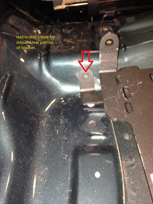 Planted Seat Bracket- Toyota Tacoma [Excluding Bench Seat Models] (1995.5-2004) - Passenger / Right