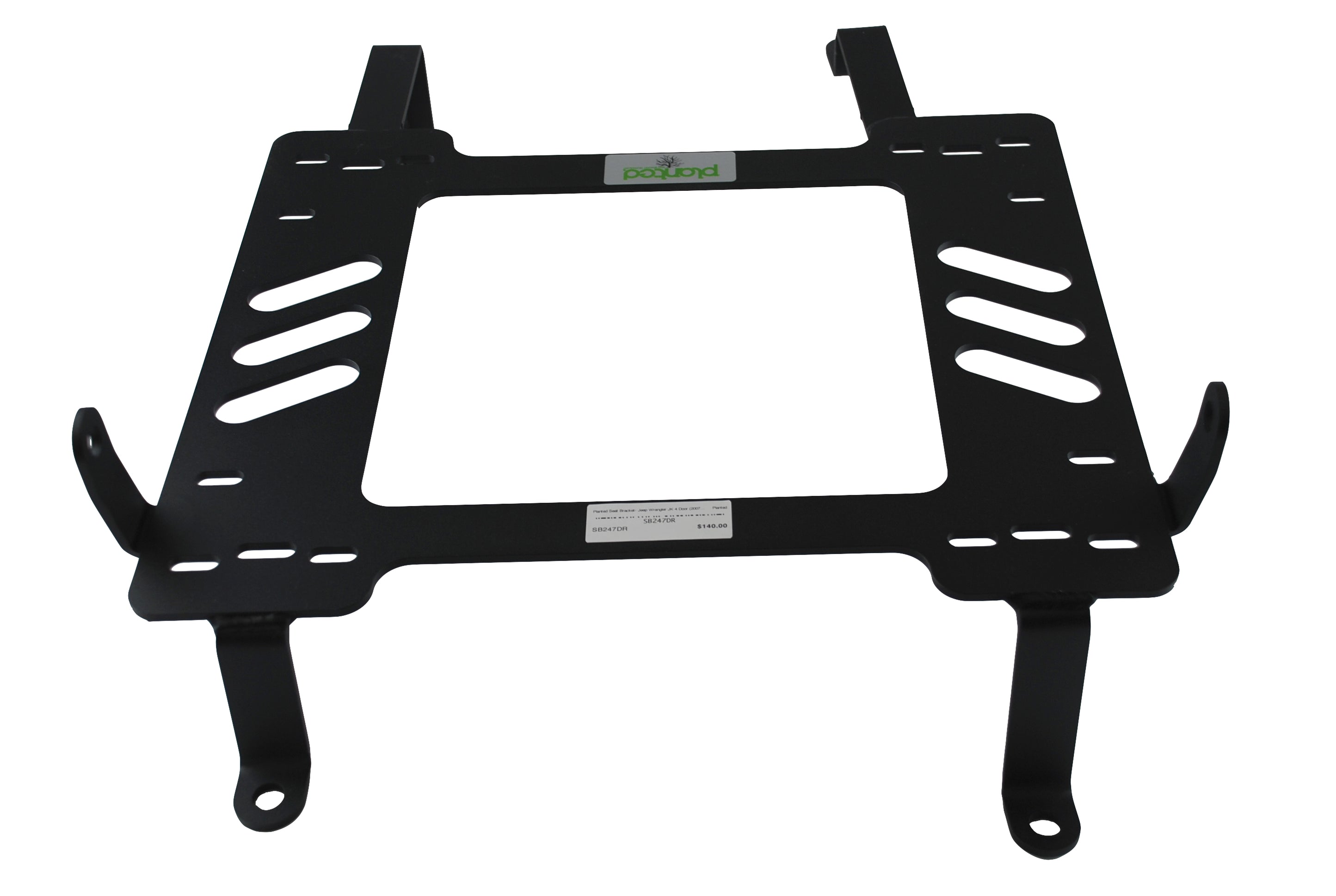 Planted Seat Bracket Jeep Wrangler JK 4 Door (20072018) LOW Driver